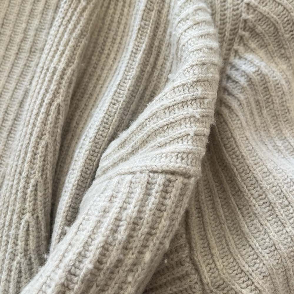 Cozy Beige Women's Sweater - Picture 3 of 4